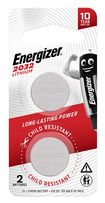 BATTERY ENERGIZER CR2032 CALCULATORGAME PK2