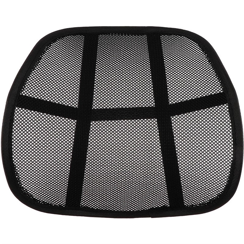 INITIATIVE LUMBAR BACK SUPPORT MESH BACK BLACK