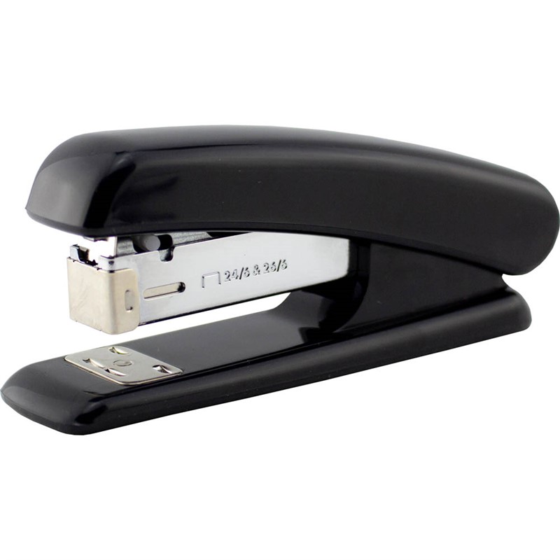 INITIATIVE PLASTIC HALF STRIP STAPLER BLACK