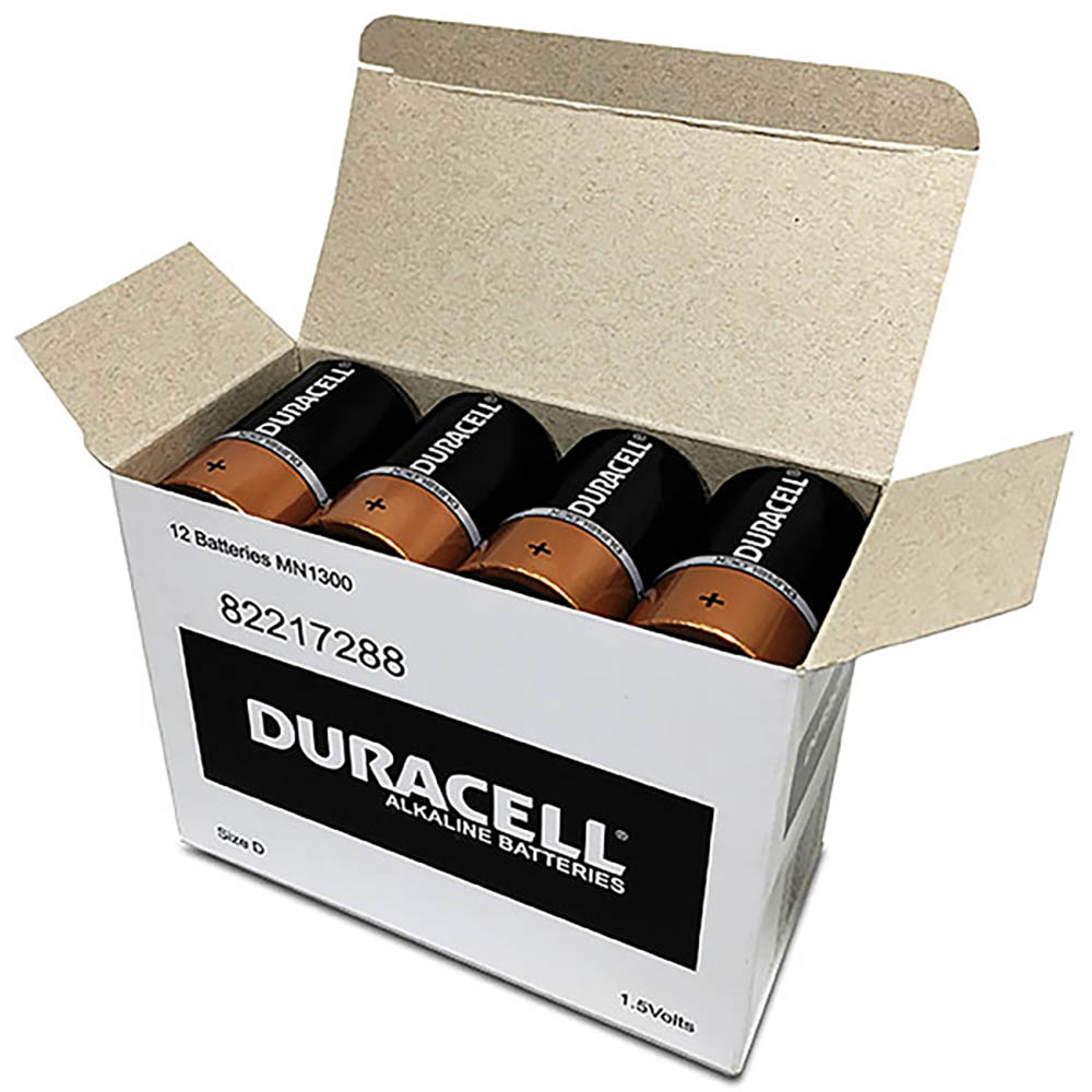 DURACELL COPPERTOP BATTERIES SIZE D PACK 12