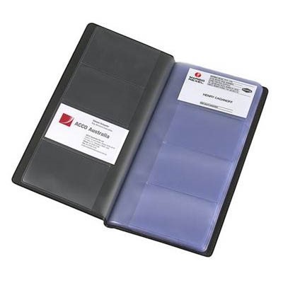 MARBIG BUSINESS CARD FILE 96 CAPACITY BLACK