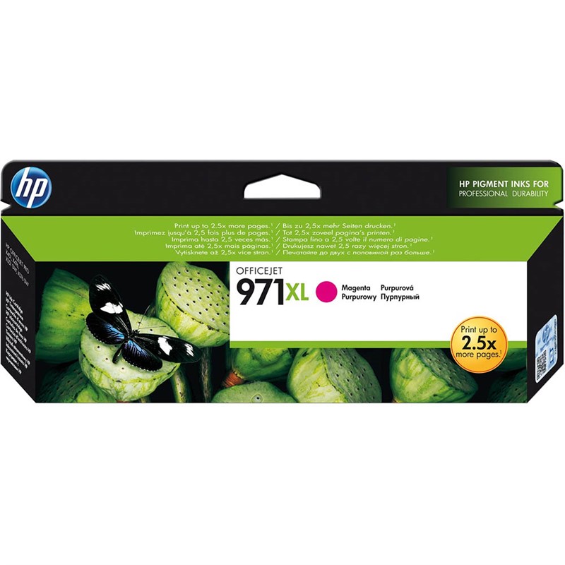 HP CN627AA 971XL INK CARTRIDGE HIGH YIELD MAGENTA