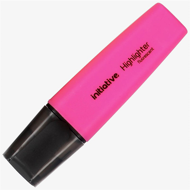 INITIATIVE HIGHLIGHTER CHISEL PINK