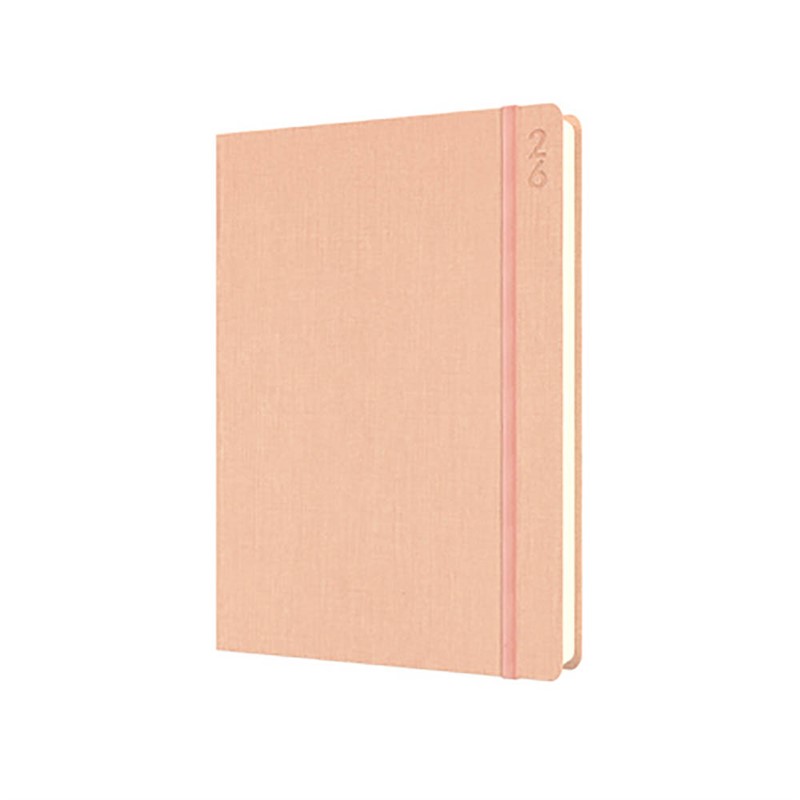 DEBDEN DESIGNER D18P51 DIARY DAY TO PAGE A5 PEACH