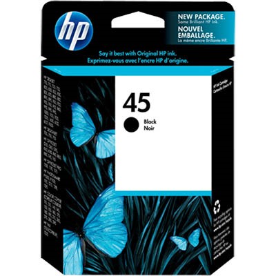HP 51645AA 45 INK CARTRIDGE BLACK