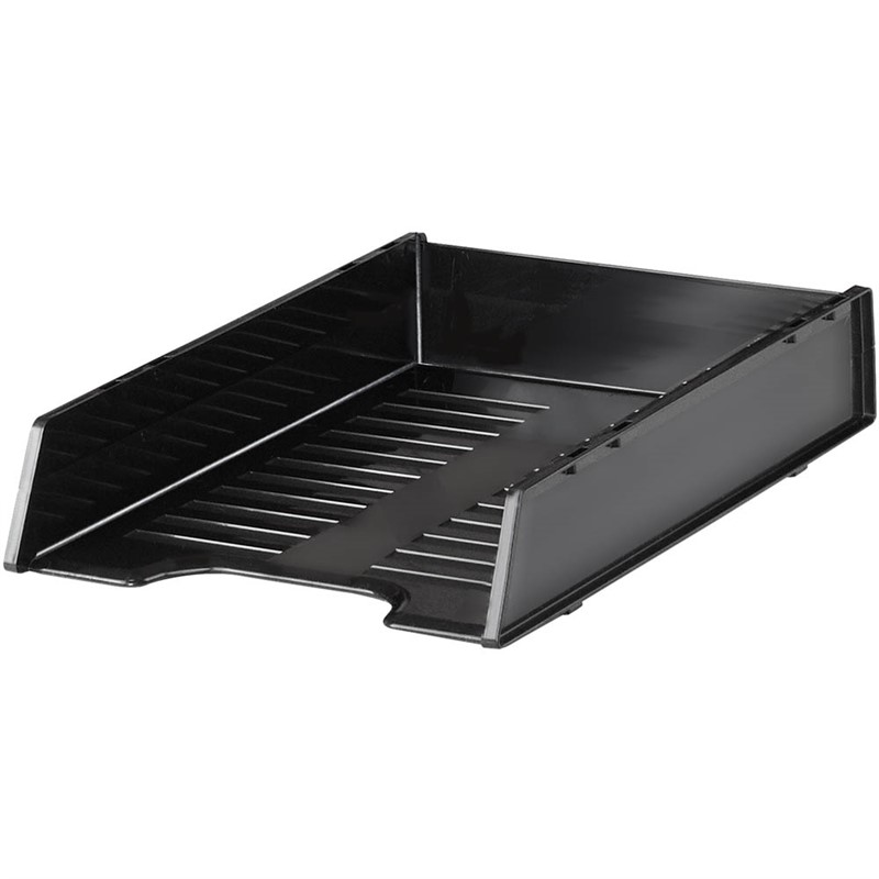 ITALPLAST GREENR RECYCLED MULTI FIT DOCUMENT TRAY A4 BLACK