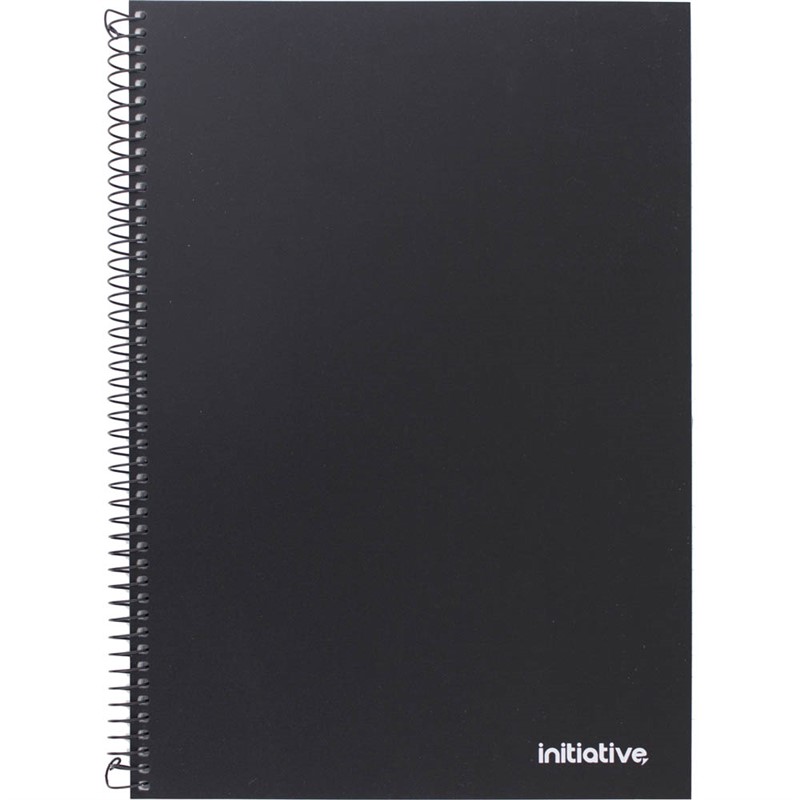 INITIATIVE PREMIUM SPIRAL NOTEBOOK WITH PP COVER AND POCKET SIDEBOUND 240 PAGE A4