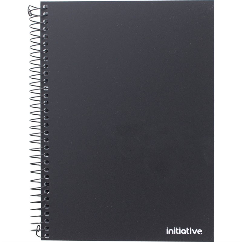 INITIATIVE PREMIUM SPIRAL NOTEBOOK WITH PP COVER AND POCKET SIDEBOUND 200 PAGE A5
