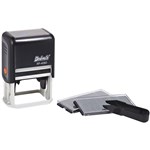 DESKMATE RP4060D DIY SELFINKING TEXT STAMP KIT 6 LINES 3MM4MM BLACK