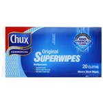 CHUX ORIGINAL SUPER WIPES 60 X 300MM BLUE PACK 10