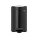 BRABANTIA PEDAL BIN NEWICON 3L MATT BLACK