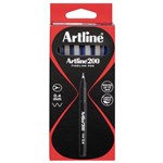 ARTLINE 200 FINELINER PEN 04MM SKY BLUE BOX 12