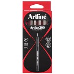ARTLINE 200 FINELINER PEN 04MM MAGENTA BOX 12
