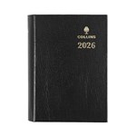 COLLINS STERLING POCKET 133PP99 DIARY DAY TO PAGE WITH PENCIL A7 BLACK