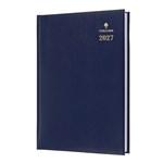 COLLINS STERLING 144P59 DIARY DAY TO PAGE A4 NAVY BLUE