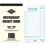 ZION RESTAURANT DOCKET BOOK 17SC SINGLE