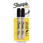 SHARPIE PRO METAL PERMANENT MARKER BULLET 15MM BLACK PACK 2