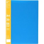 COLOURHIDE MY WINGMAN DISPLAY BOOK 20 POCKETS MEDIUM WEIGHT A4 BLUE