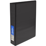 BANTEX INSERT RING BINDER PP 4D 65MM A4 BLACK