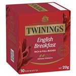 TWININGS CLASSICS ENGLISH BREAKFAST TEA BAGS PACK 10