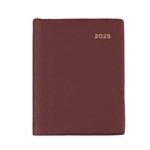 COLLINS BELMONT POCKET 337PV78 DIARY WEEK TO VIEW WITH PENCIL A7 BURGUNDY