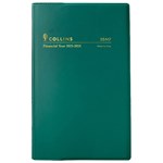 COLLINS 35M7V40 FINANCIAL YEAR DIARY WEEK TO VIEW B7R GREEN