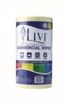 COMMERCIAL WIPES LIVI ESSENTIALS YELLOW  pack  7019085