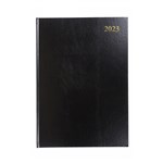 DIARY 2025 COLLINS ESSA5199 A5 ESSENTIAL DTP BLACK