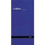 COLLINS COUNTER BOOK FEINT RULED 160 PAGE A45 BLUE