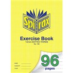 SPIRAX 109 EXERCISE BOOK 14MM DOTTED THIRDS 70GSM A4 96 PAGE