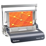 FELLOWES QUASAR 500 MANUAL BINDING MACHINE PLASTIC COMB GREY