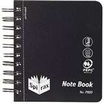 SPIRAX P800 PP NOTEBOOK SIDE OPEN 400 PAGE BLACK