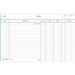CARD LEDGER 5X8 R WHITE PK100