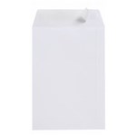 CUMBERLAND ENVELOPES POCKET PLAINFACE STRIP SEAL 100GSM 405 X 305MM WHITE BOX 250