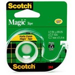 SCOTCH 104 MAGIC TAPE ON DISPENSER 12MM X 114M