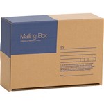 CUMBERLAND MAILING BOX PRINTED ADDRESS FIELDS 220 X 160 X 77MM BROWN