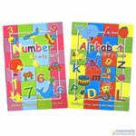 BOOK KIDS COLOURING ACTIVITY NUMBER AND ALPHABET A4 32PAGES