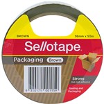 SELLOTAPE PACKAGING TAPE POLYPROPYLENE 36MM X 50M BROWN