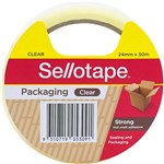 SELLOTAPE PACKAGING TAPE POLYPROPYLENE 24MM X 50M CLEAR