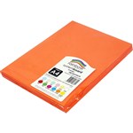 RAINBOW SYSTEM BOARD 150GSM A4 ORANGE PACK 100