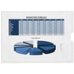 MARBIG CARD HOLDER TOP OPENING A5 CLEAR PACK 10