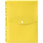 MARBIG BINDER POCKET TOP OPENING A4 YELLOW