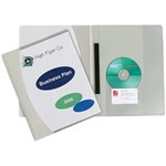 MARBIG PREMIER INSERT COVER FLAT FILE A4 GREY