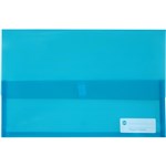 MARBIG POLYPICK DOCUMENT WALLET FOOLSCAP TRANSLUCENT MARINE