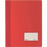 DURABLE PREMIUM FLAT FILE A4 TRANSLUSCENT RED