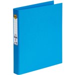 MARBIG LINEN RING BINDER PE 2D 25MM A4 SKY BLUE