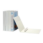 MARBIG INSERT RING BINDER PVC LANDSCAPE 3D 25MM A3 WHITE