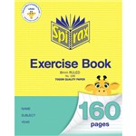 SPIRAX 196 EXERCISE BOOK 8MM 160 PAGES 225 X 175MM