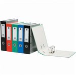 MARBIG BOARD LEVER ARCH A4 MOTTLE BLUE