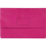INITIATIVE DOCUMENT WALLET 345 X 225MM PINK PACK 50